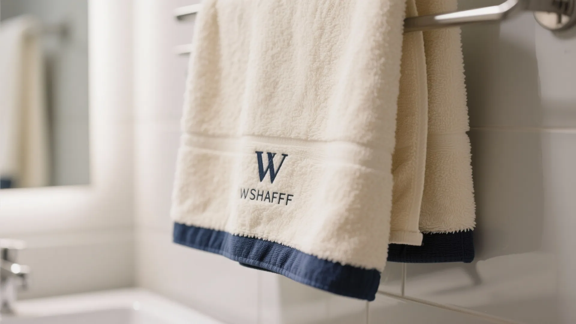 9. Two-Tone Edge Towels