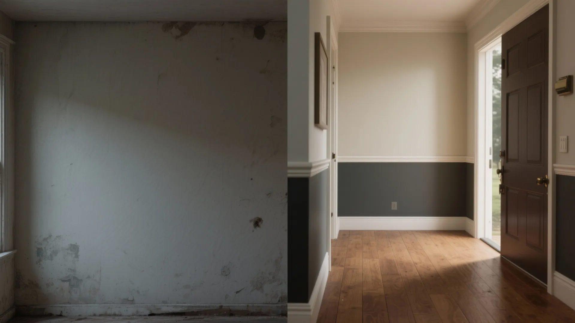 4. Two-tone treatments and washable lower walls for active homes