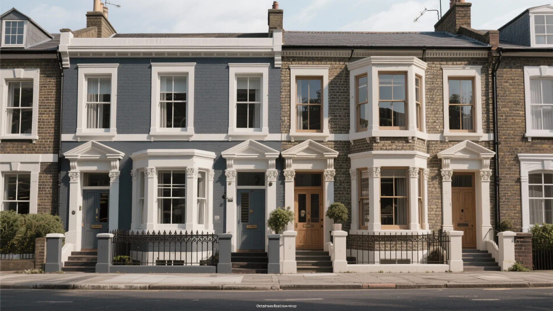 3. Two-Tone Exteriors: Body and Trim Contrast