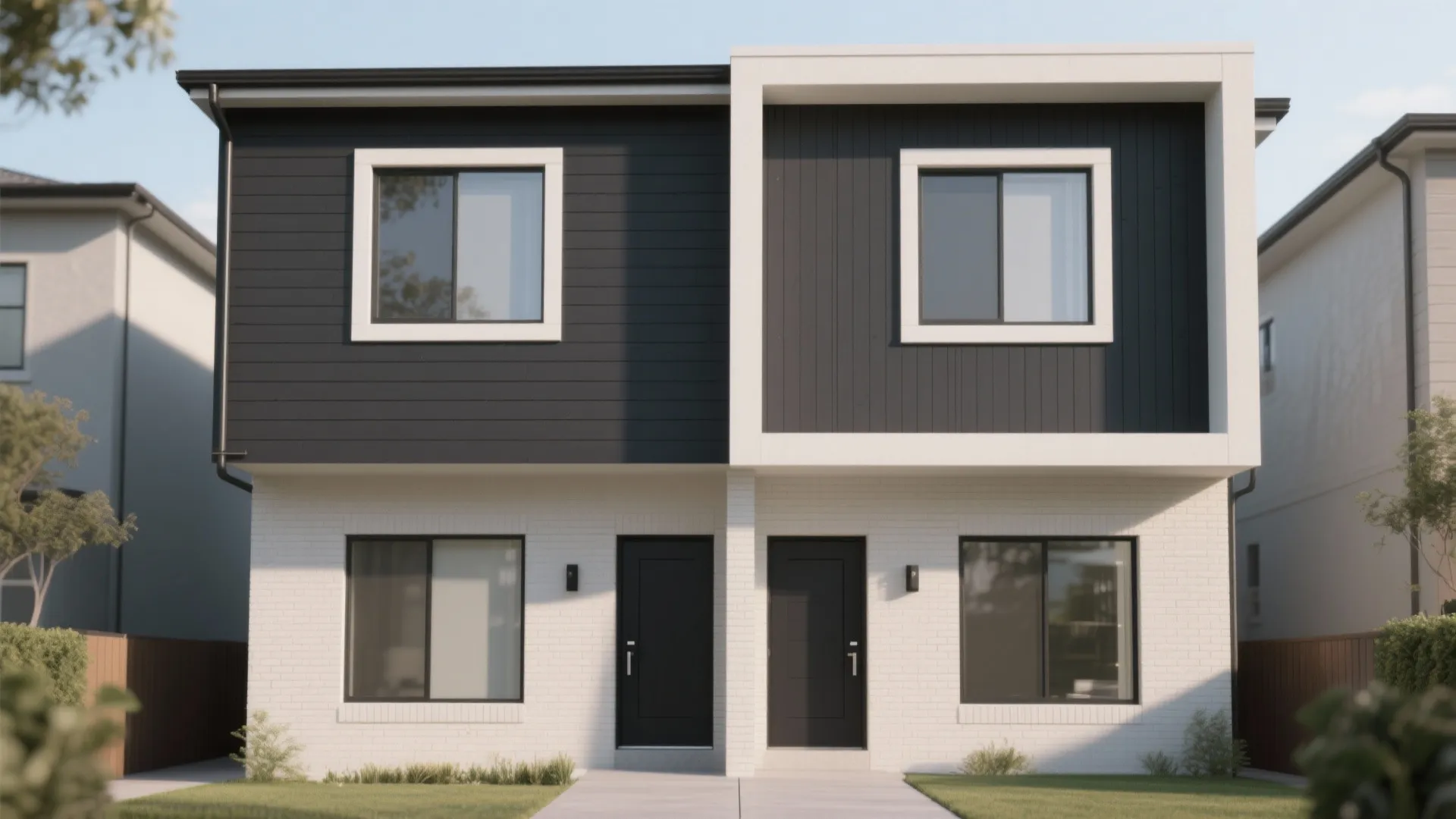 Two-Tone Contrast for Modern Curb Appeal