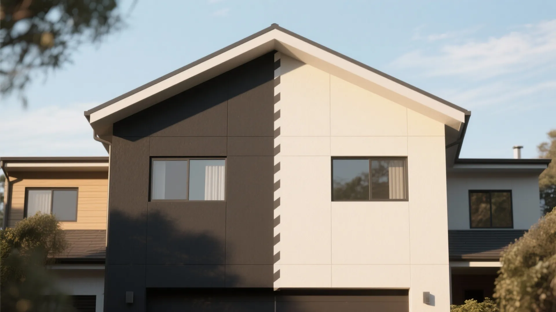 1. Bold Two-Tone Spraying