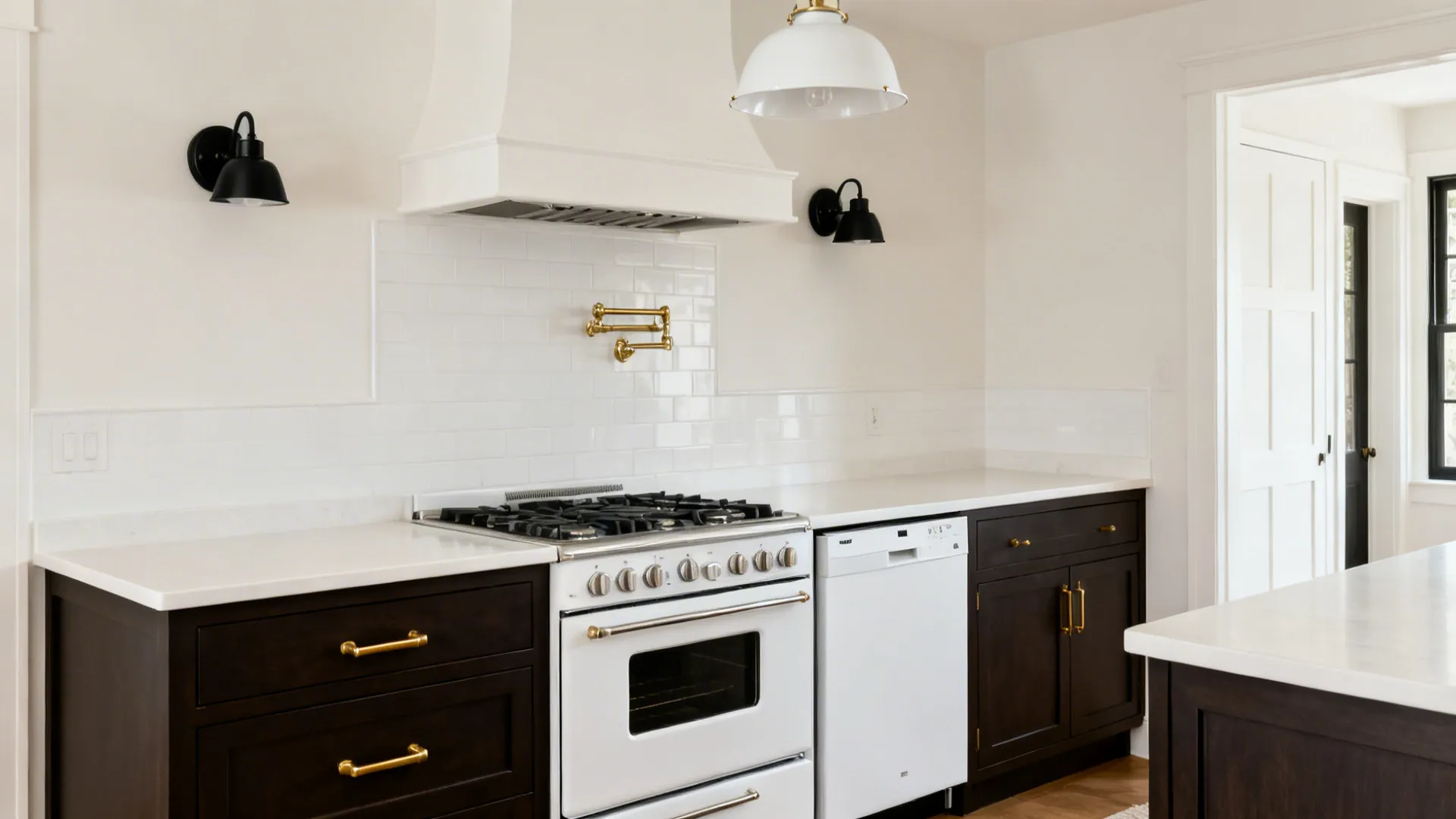 Two-tone Appliances, Hardware, and Lighting