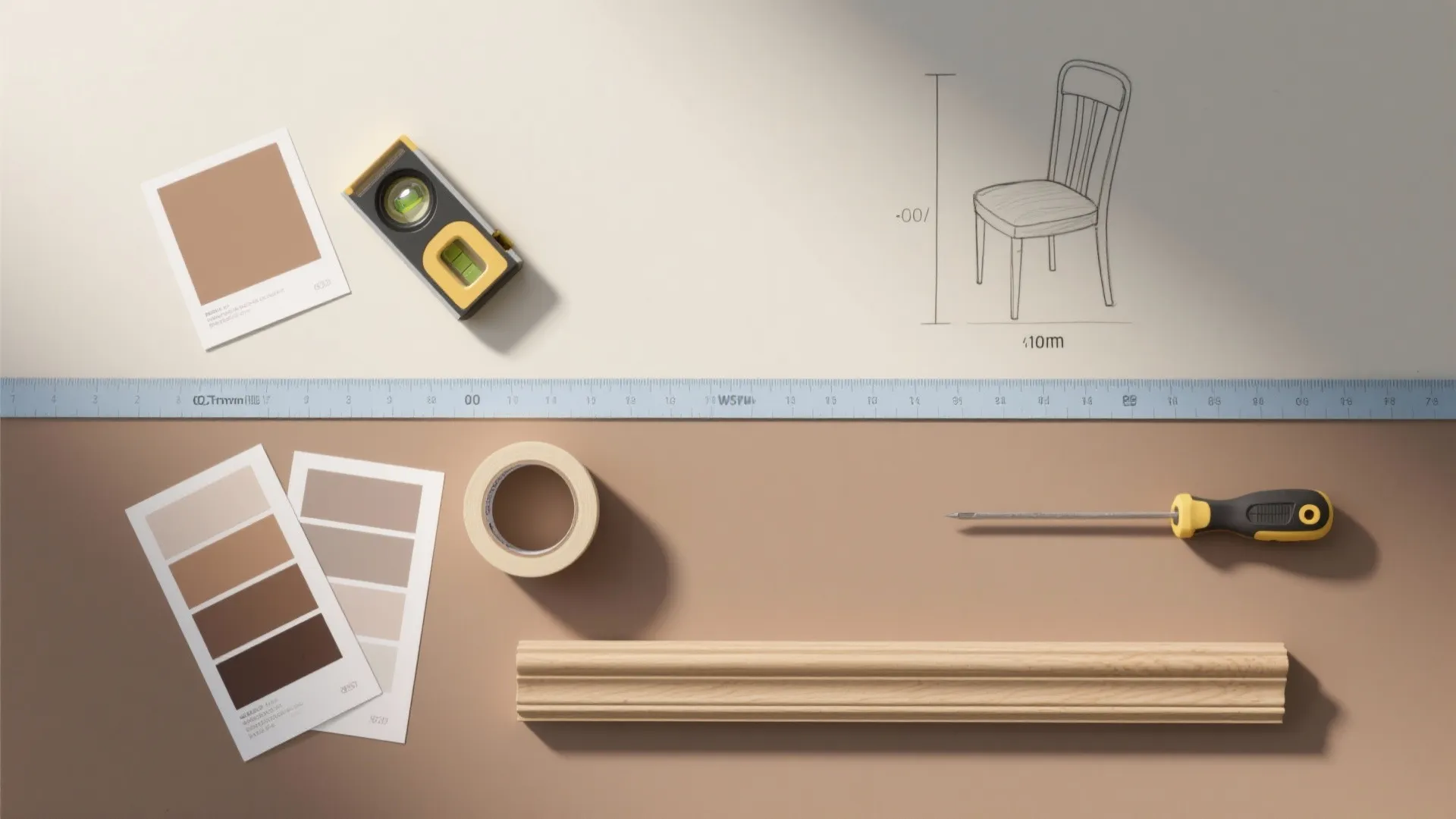 Two-Tone Split for Balance (Wainscot or 60/40)