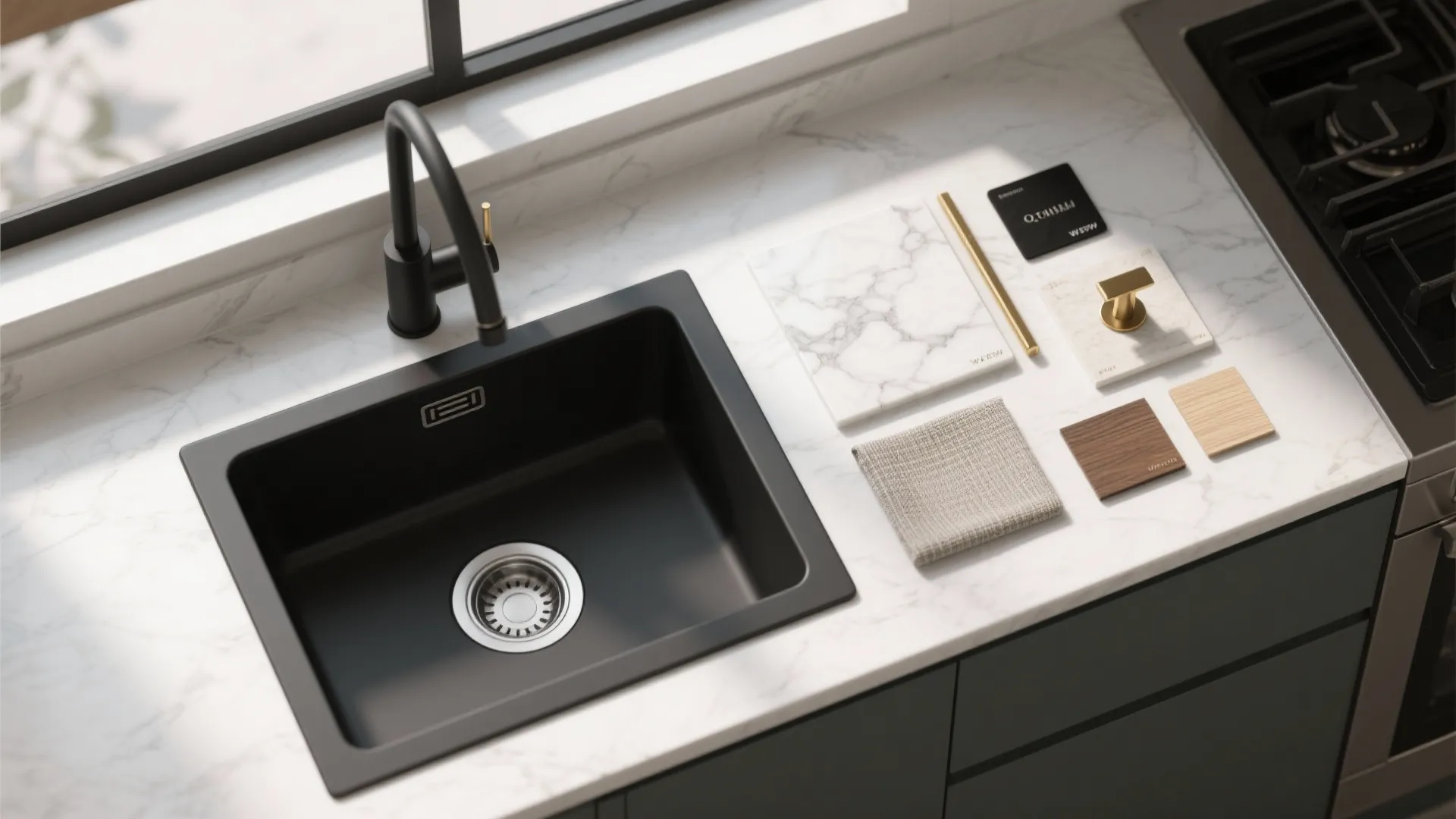 4. Two-tone Counter and Sink Pairing
