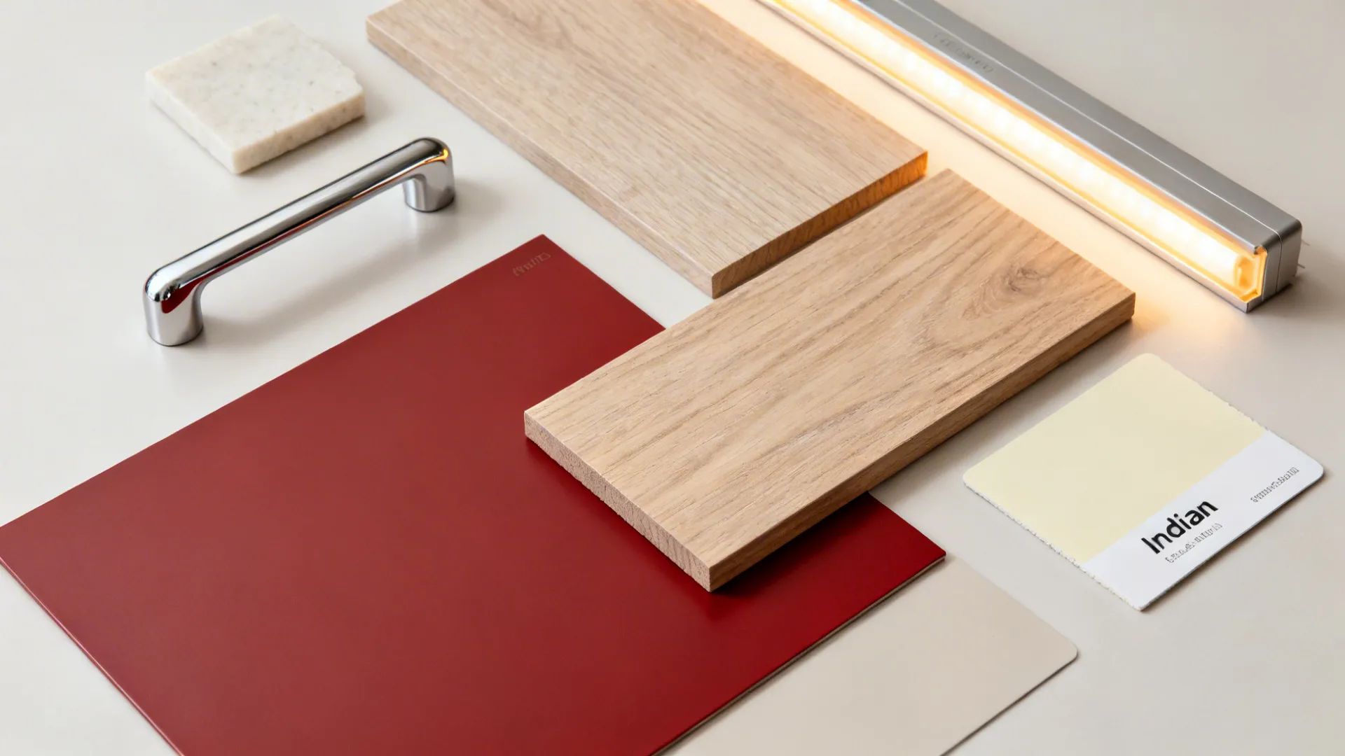 Two-Tone: Oxide Red Base + Wood-Texture Uppers