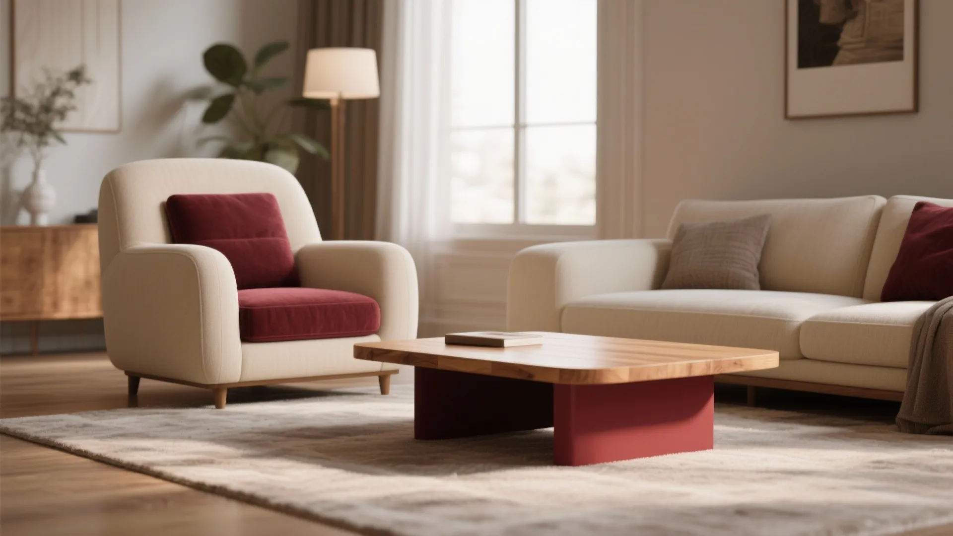 6. Two-Tone Furniture