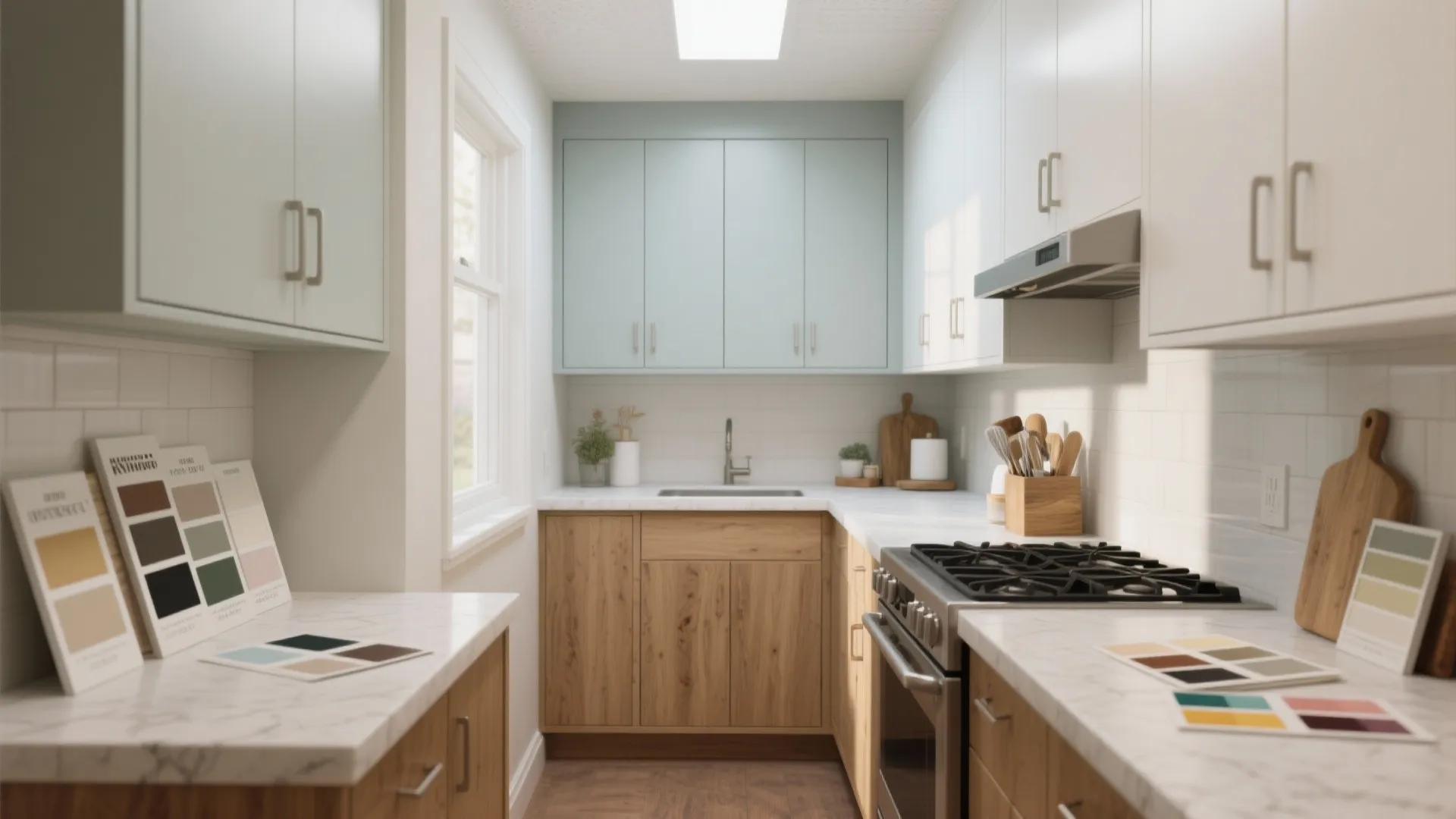 2. Two-Tone Cabinets