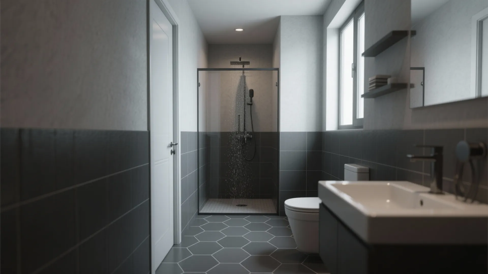 2. Two-Tone Gradient: Dark-to-Light Hex Transition