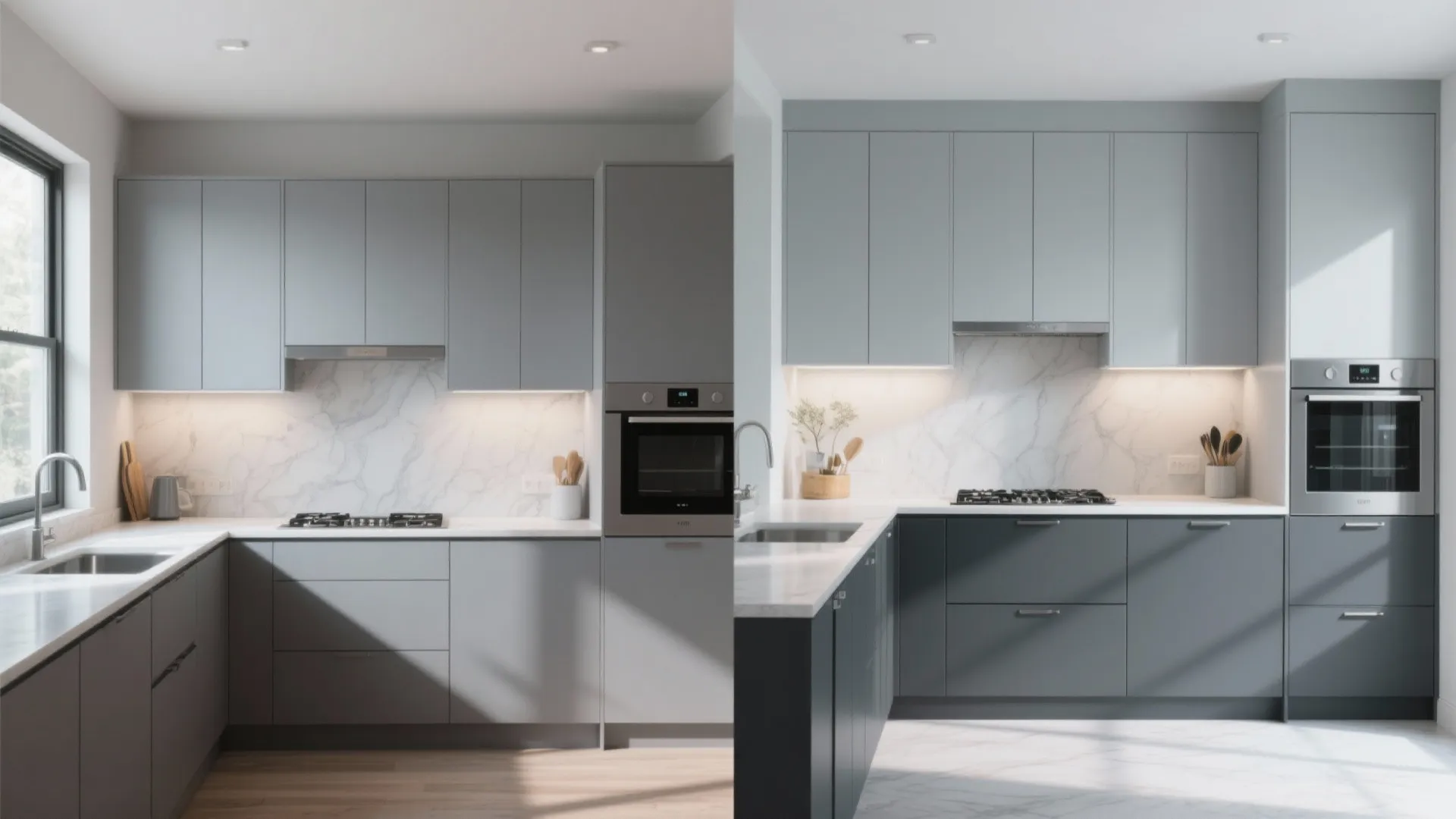 Two-Tone Gray Layout