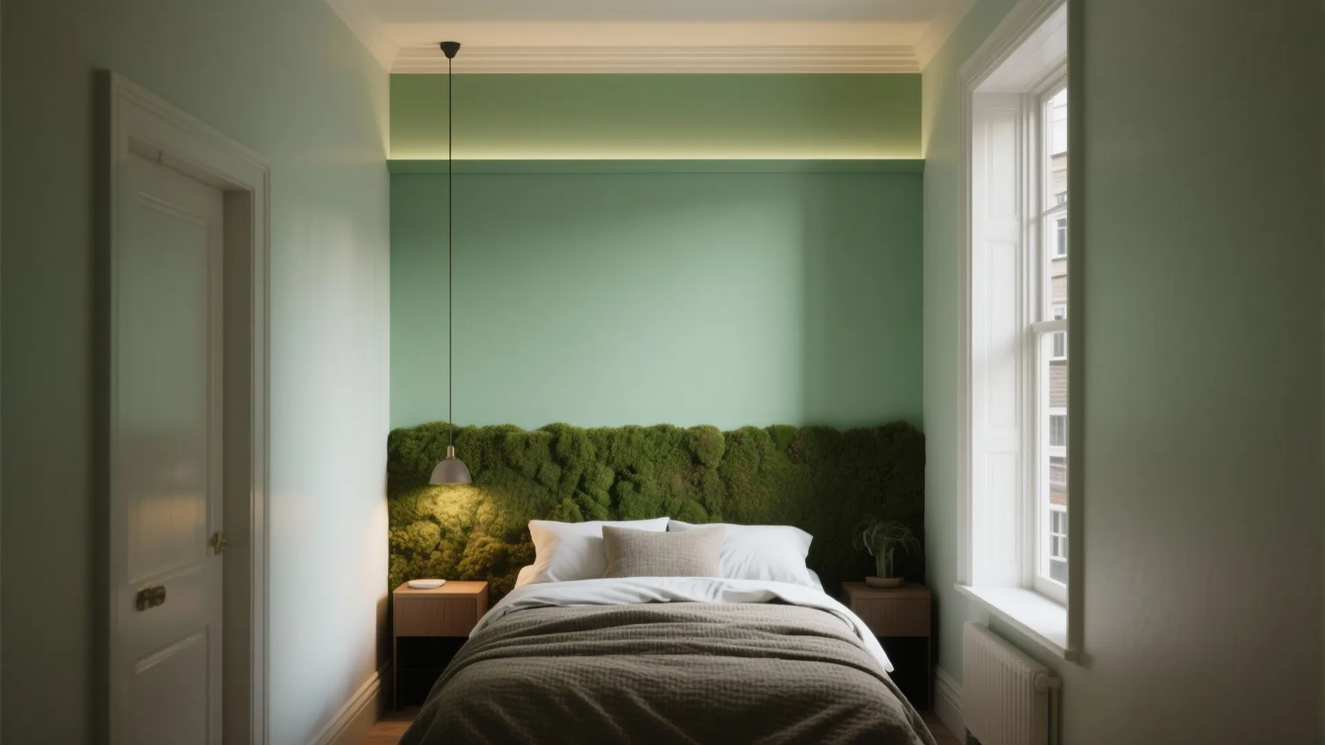 5. Two-Tone Green Scheme for Visual Depth