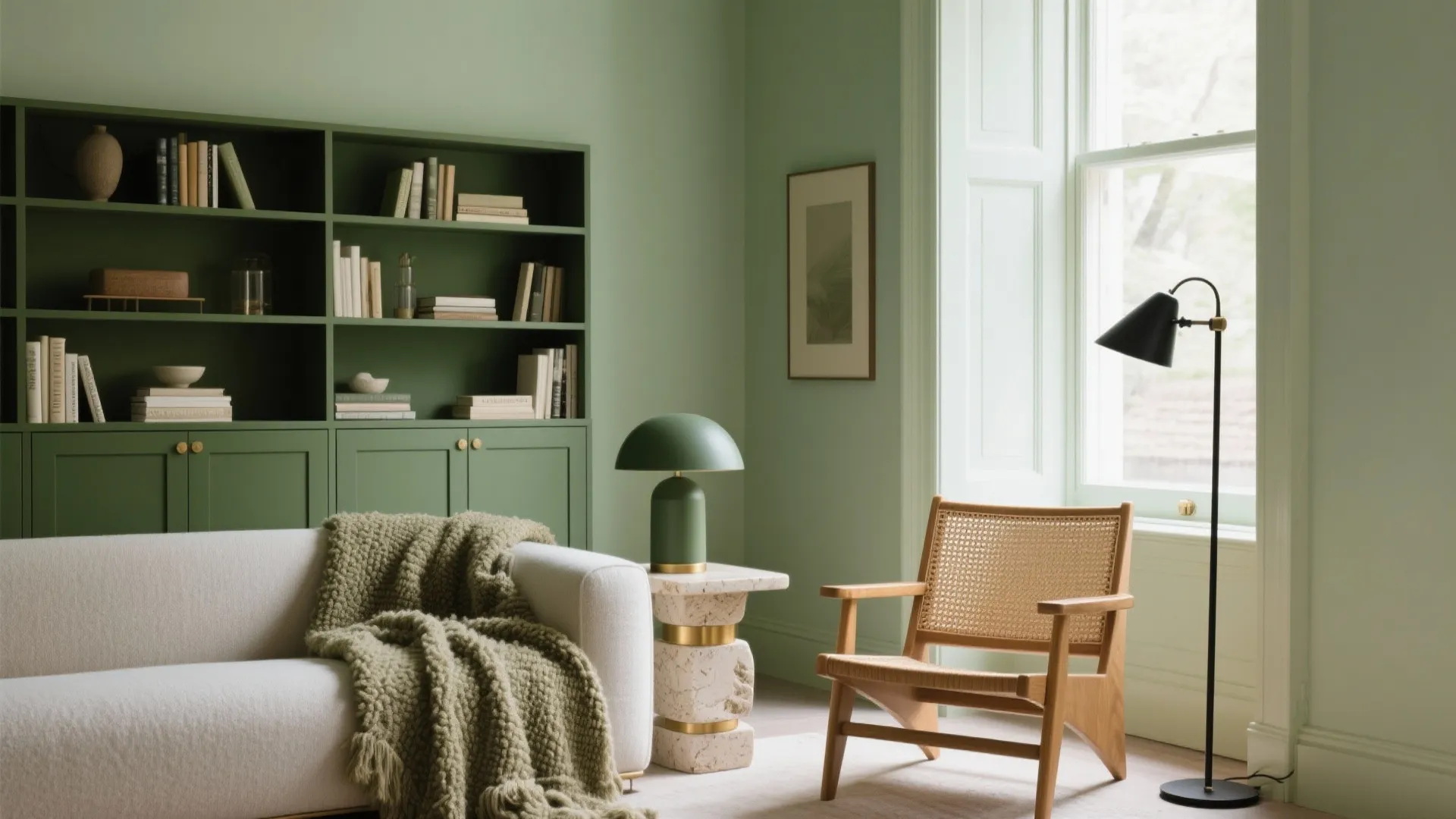 Two-Tone Greens: Pistachio + Olive (or Forest) for Depth