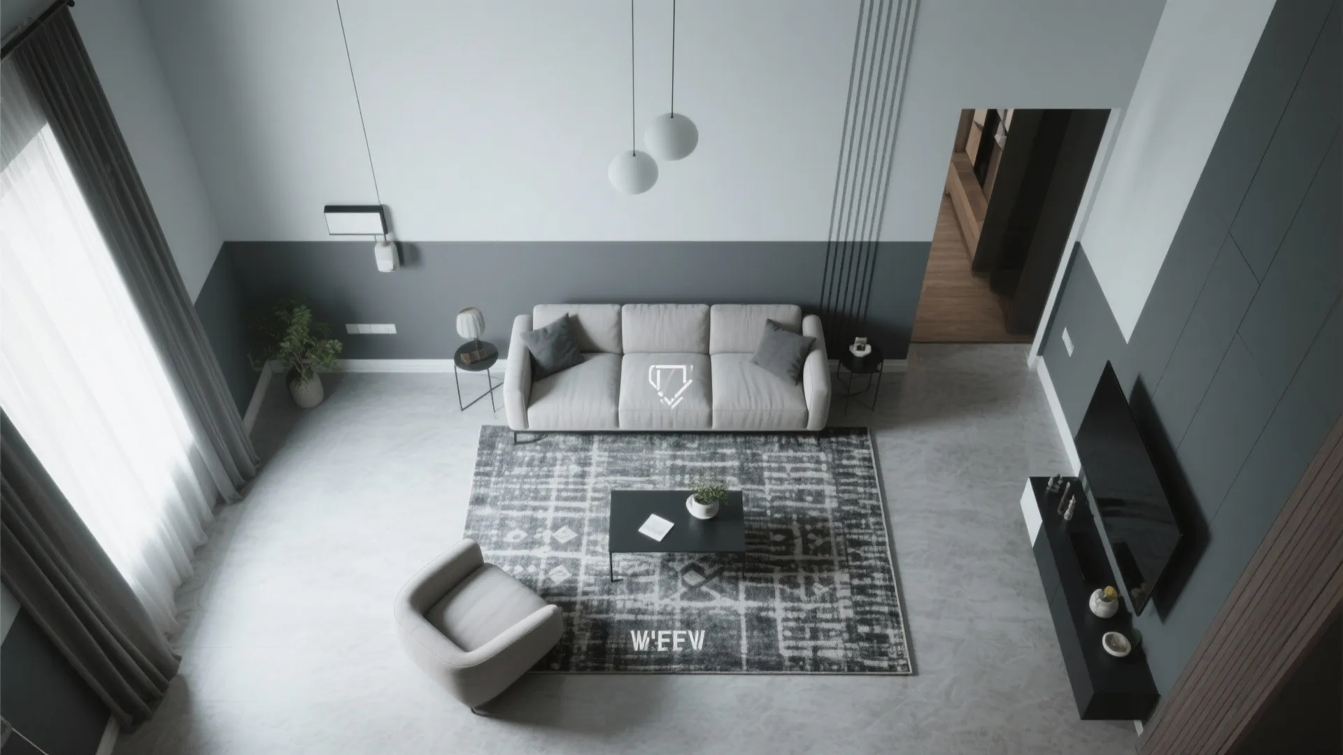 8. Two-Tone Grey Palette