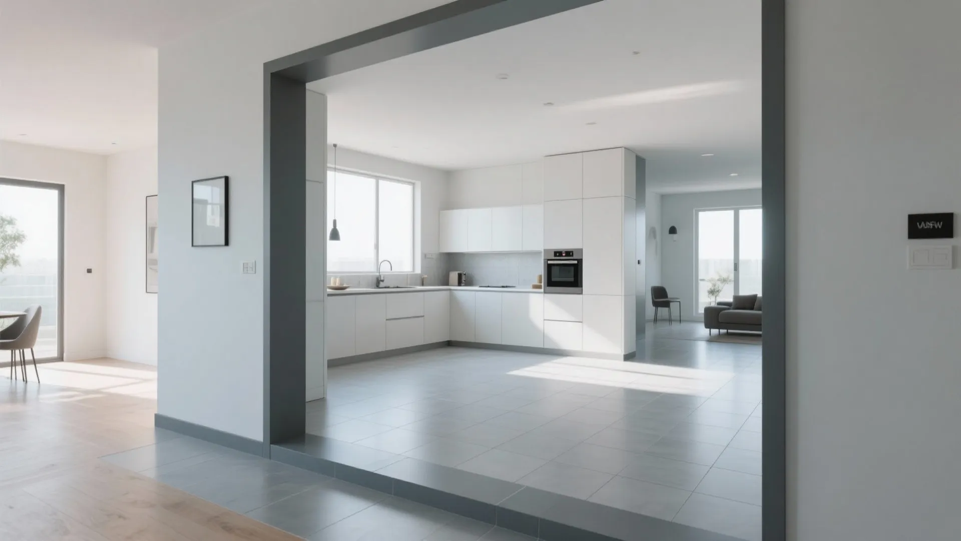 6. Two-Tone Grey Borders