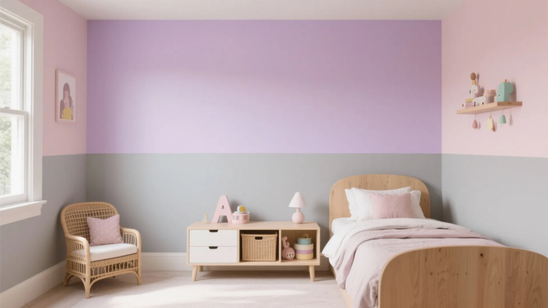 Two-Tone Calm: Half-Paint with a Simple Chair Rail