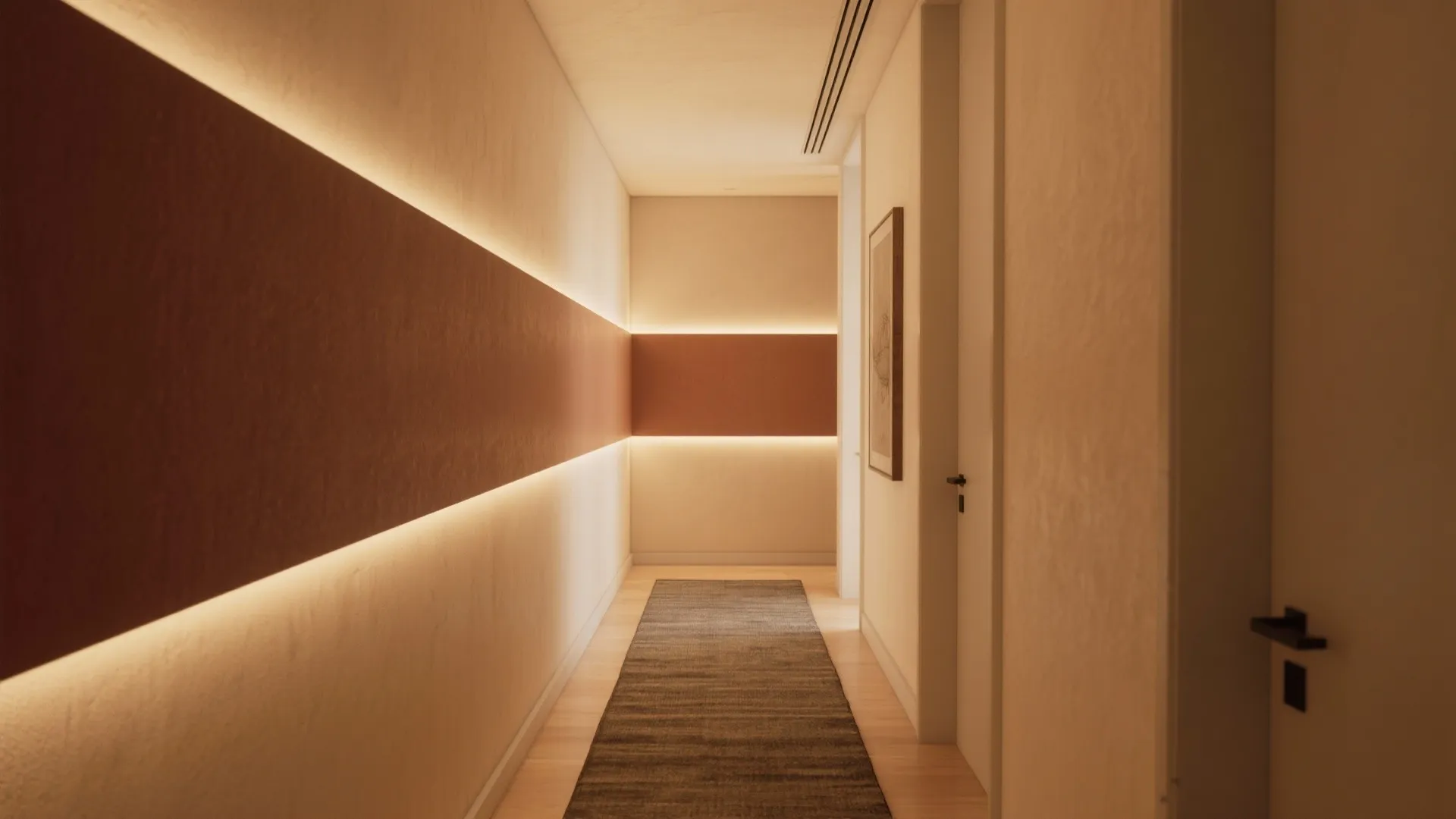 2. Two-tone walls for height and interest