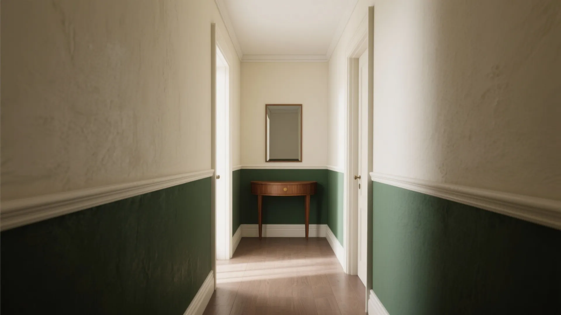 2. Half-Painted Two-Tone Scheme