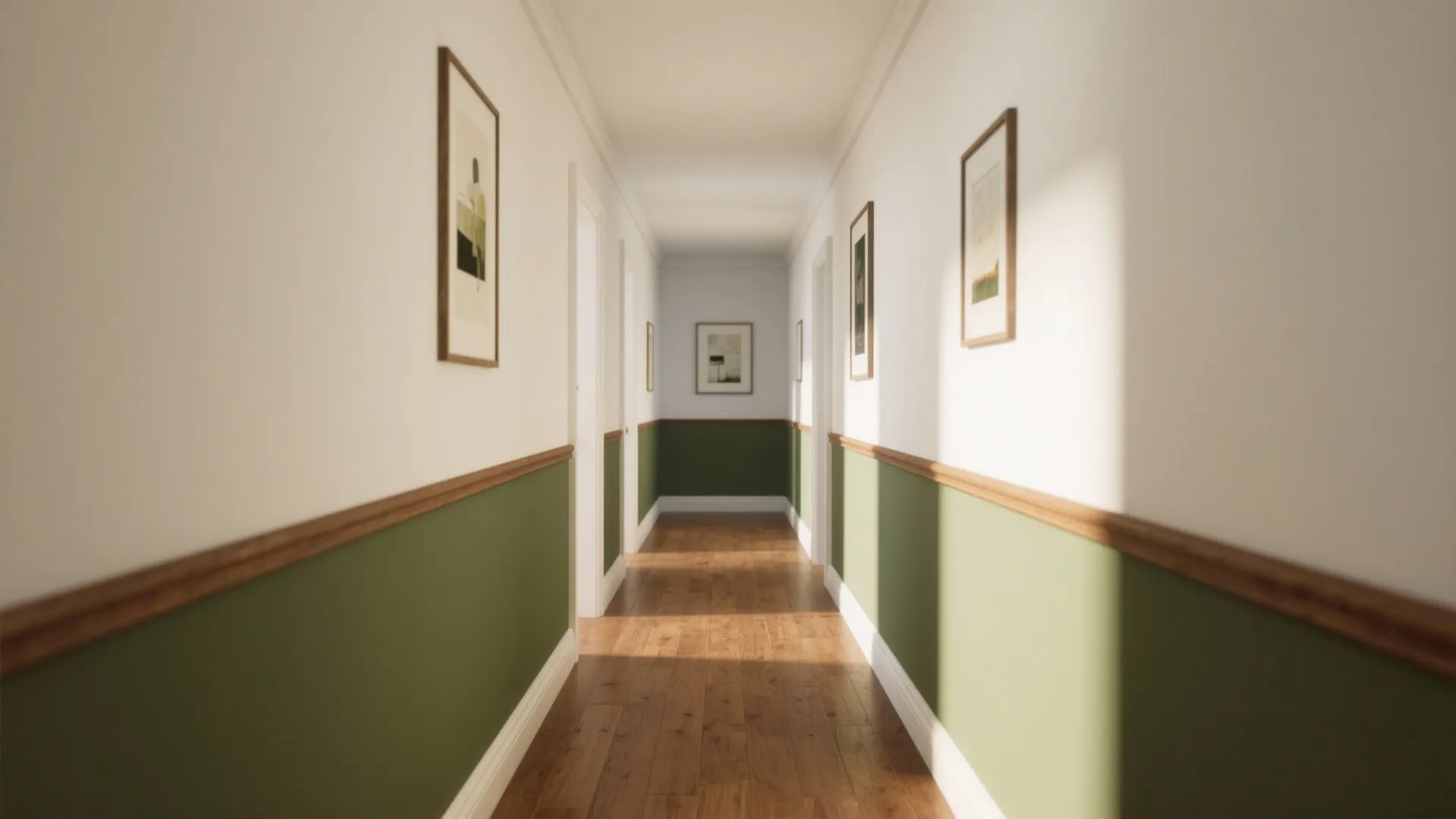 Two-Tone Walls with Chair Rail or Picture Rail