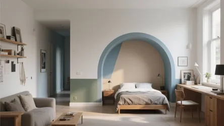 5 two color wall paint designs for small spaces