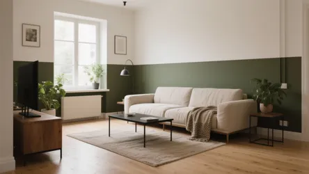 5 Double Colour Wall Design Ideas