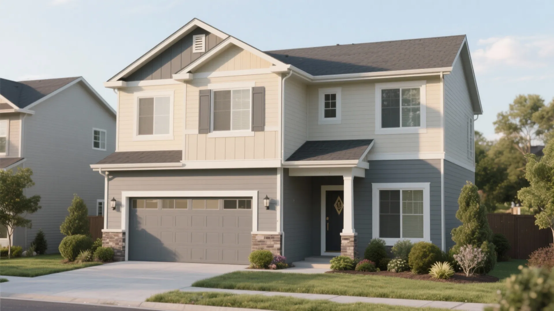 3. Two-Tone Horizontal Break