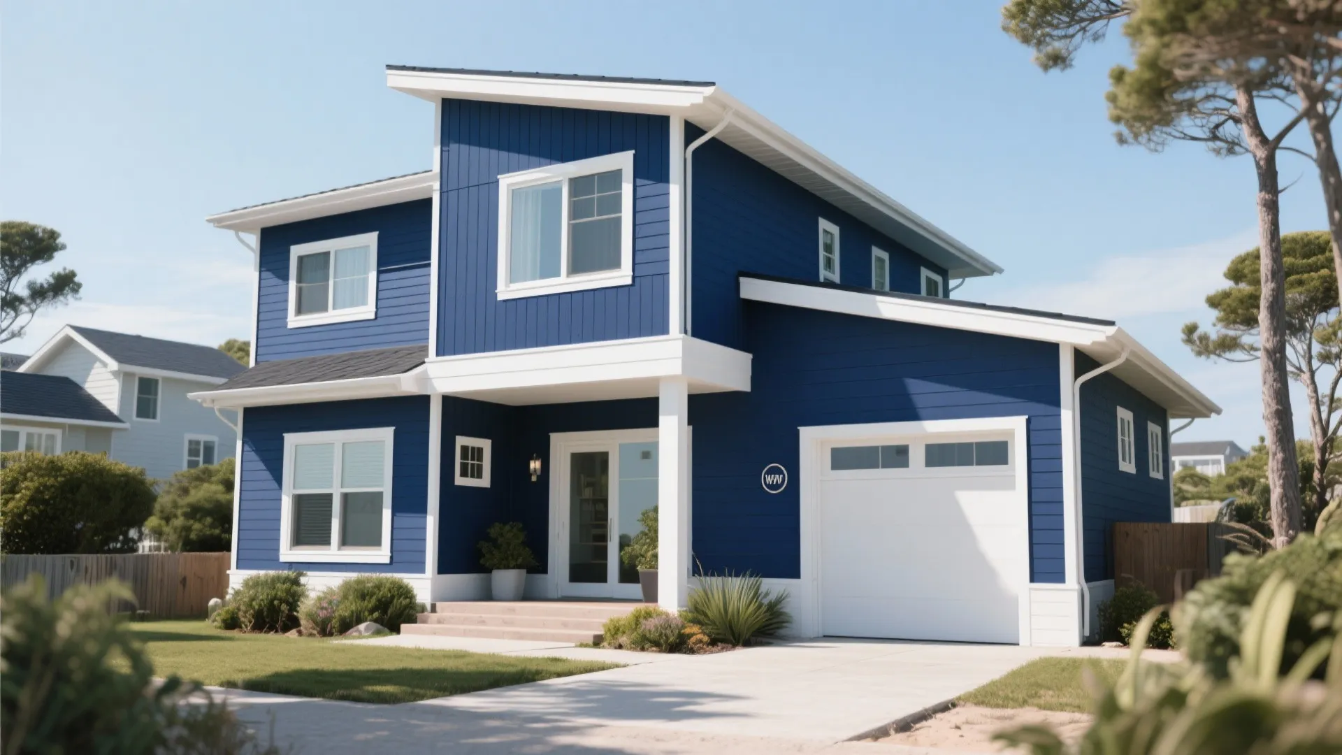 Two-tone modern contrast