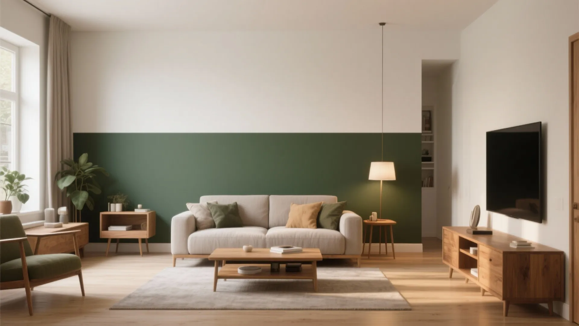 Two-Tone Horizontal Split