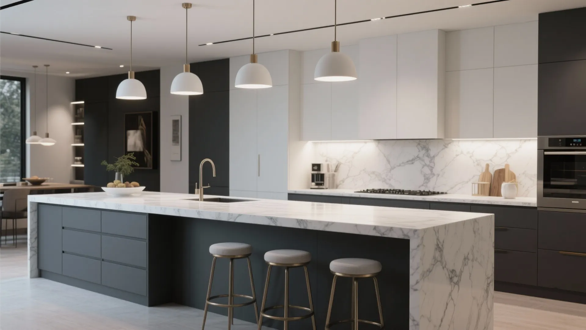 Idea 2: Two-Tone Island Drama