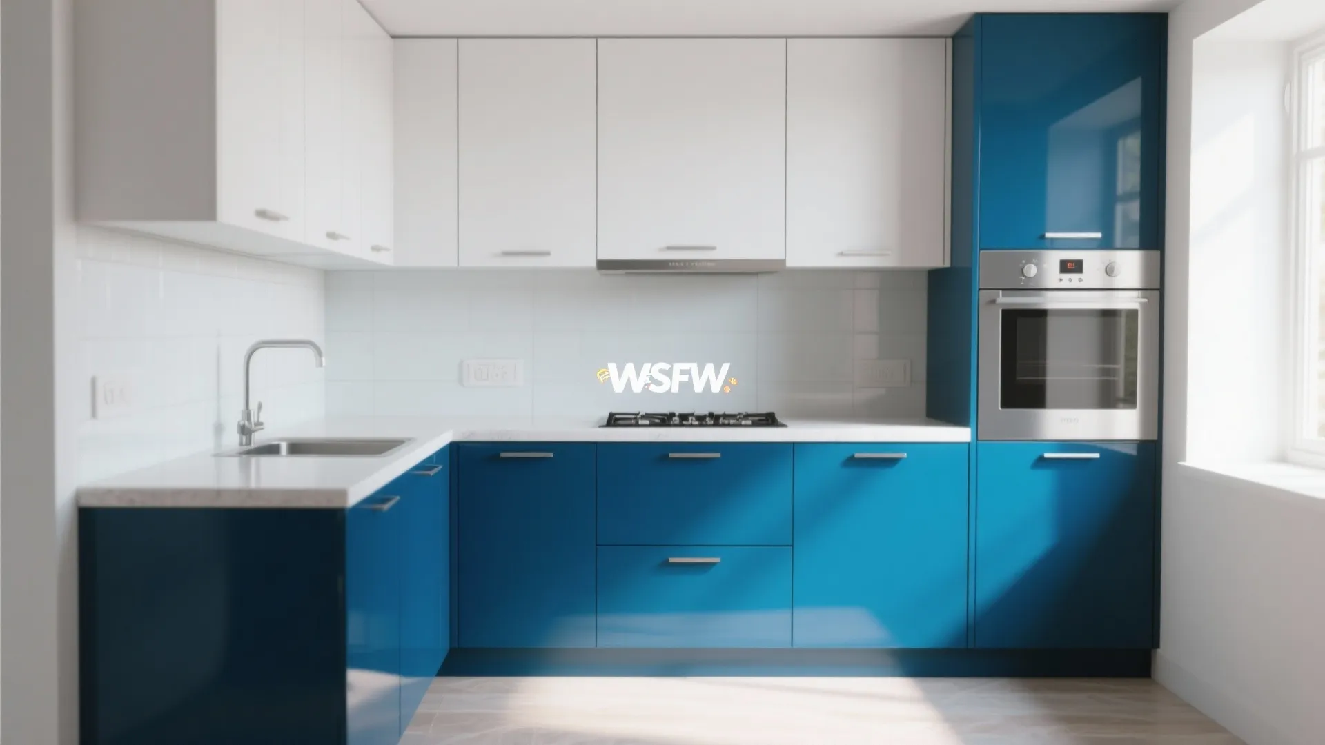 10. Two-Tone Cabinets