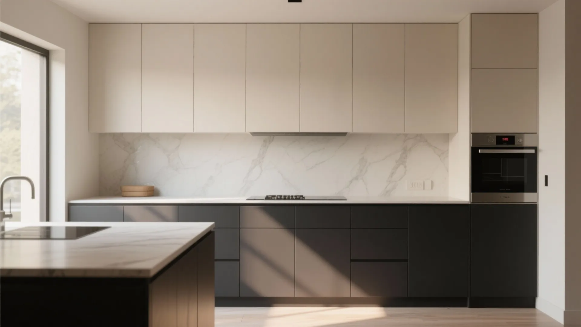 3. Two-Tone Drama: Upper Light, Lower Dark