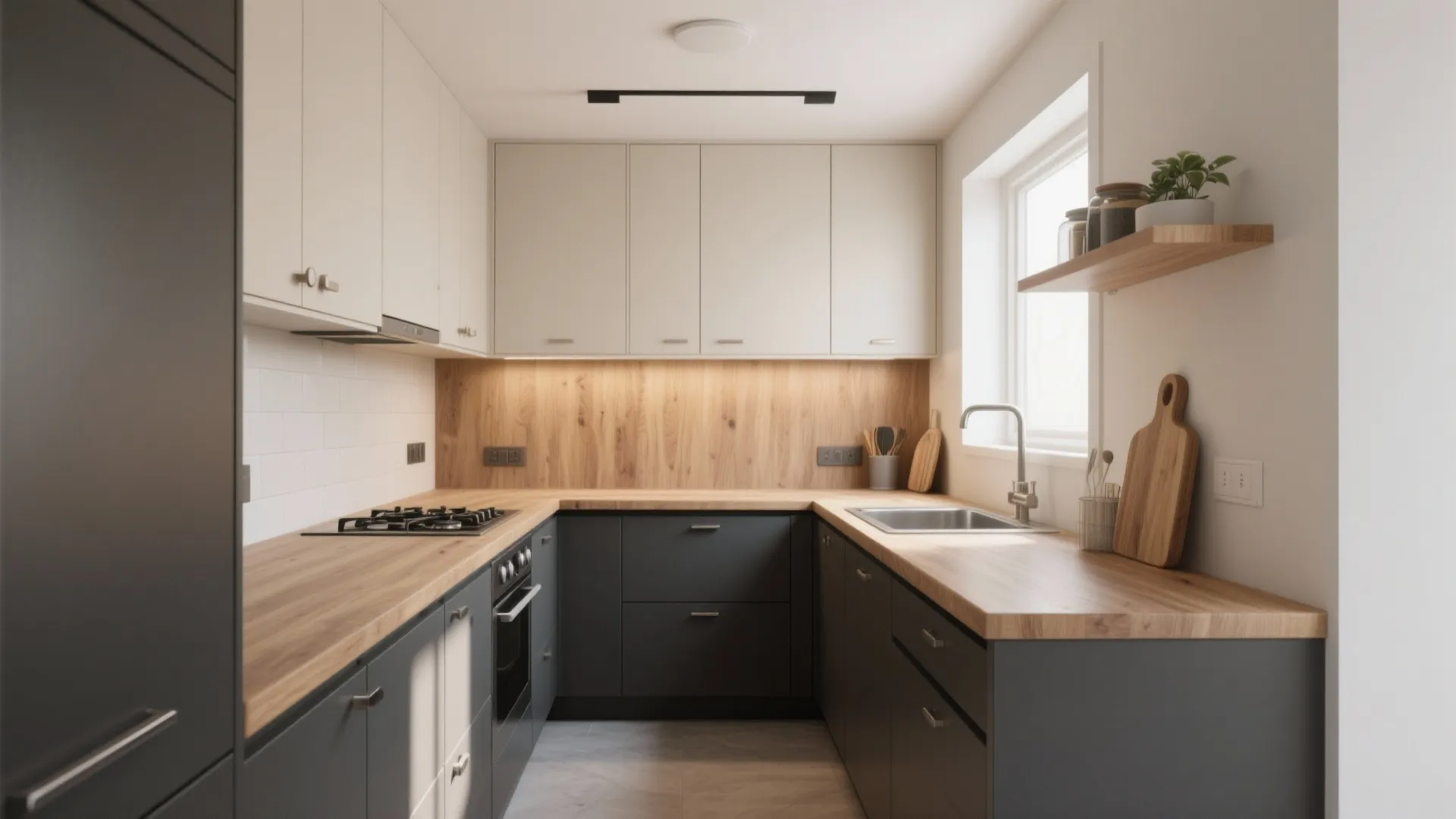 3. Zone with Two-Tone Cabinets and Trim