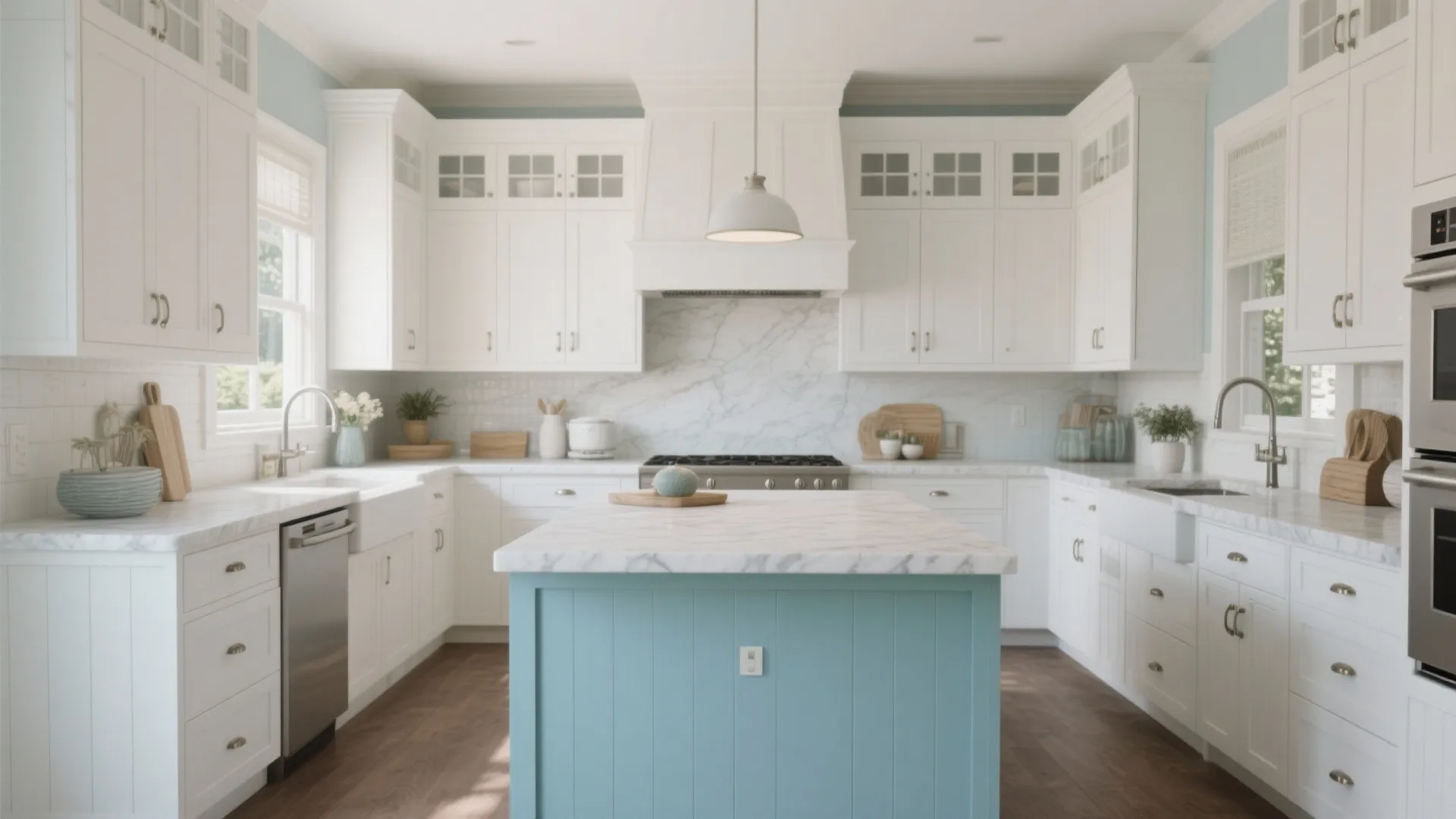 2. Two-Tone Elegance