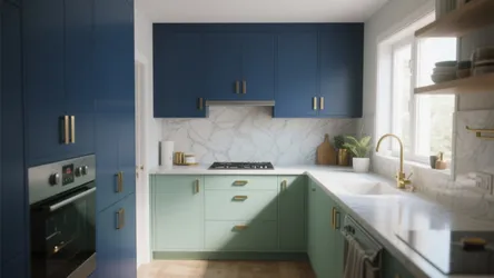 10 Two-Tone Kitchen Cabinet Ideas