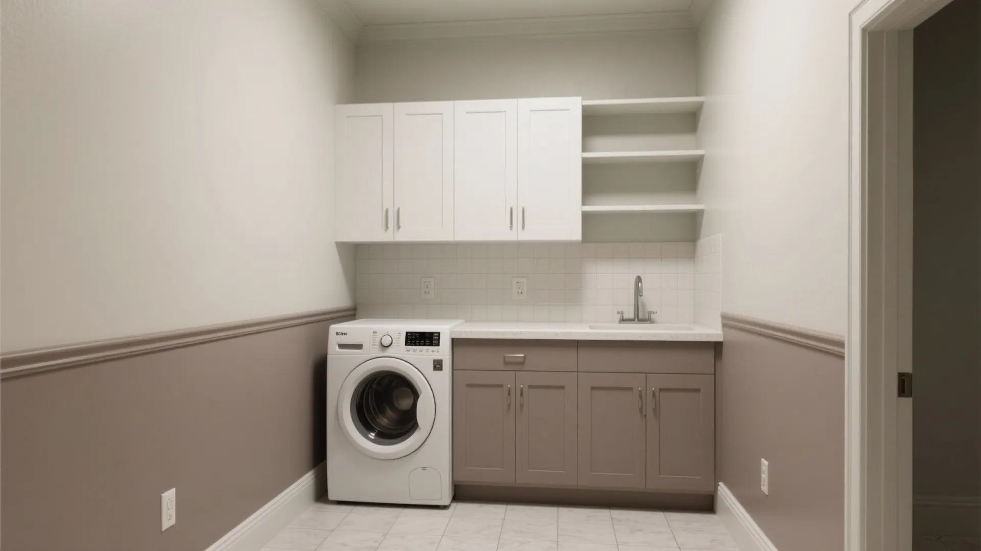 Two-Tone Walls and Gentle Color-Blocking