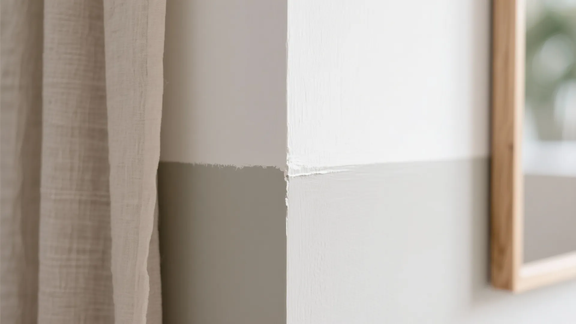 Soft Contrast: Warm White + Greige for Calm Depth