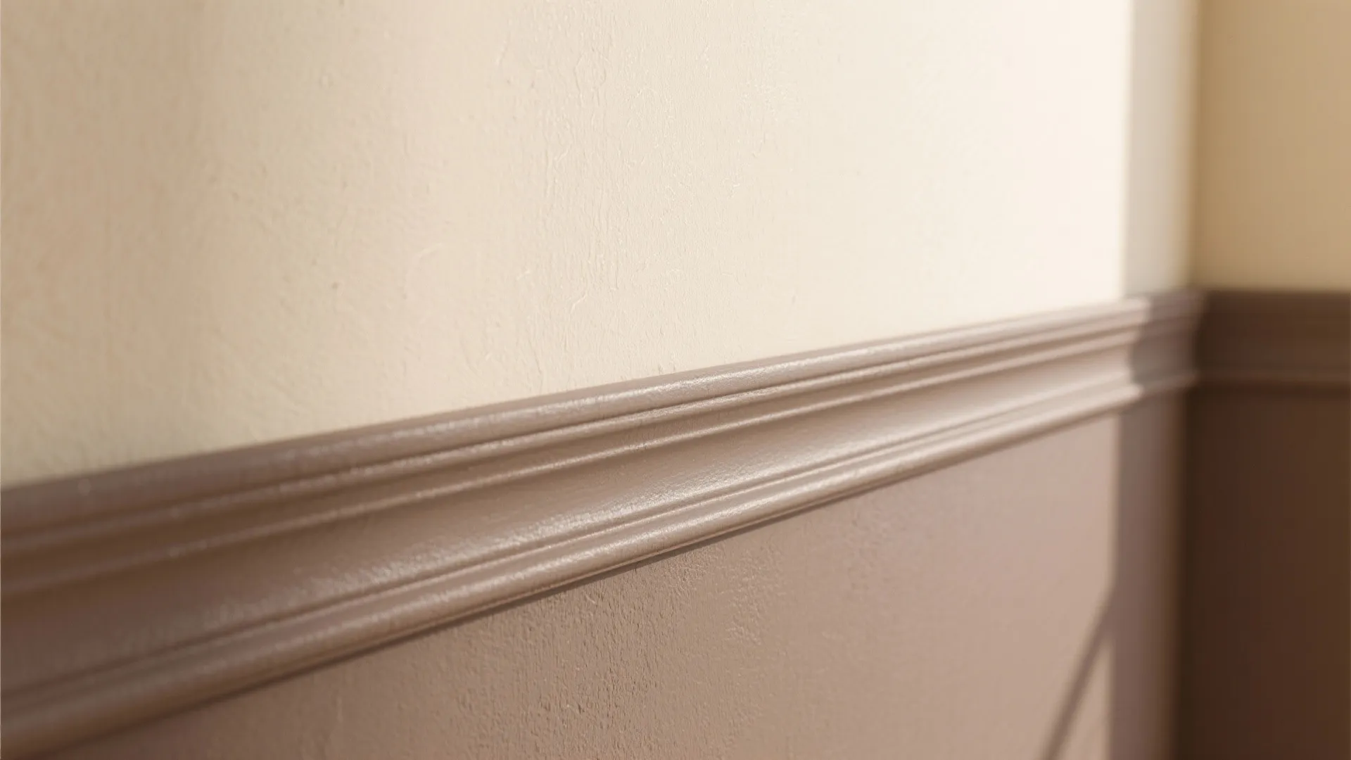 Two-Tone Walls And Painted Trim