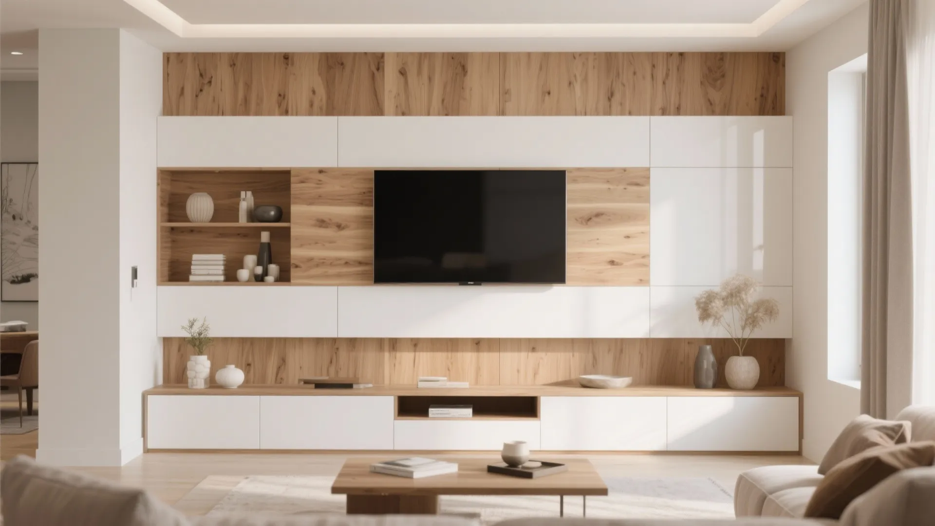 Two-Tone Media Walls