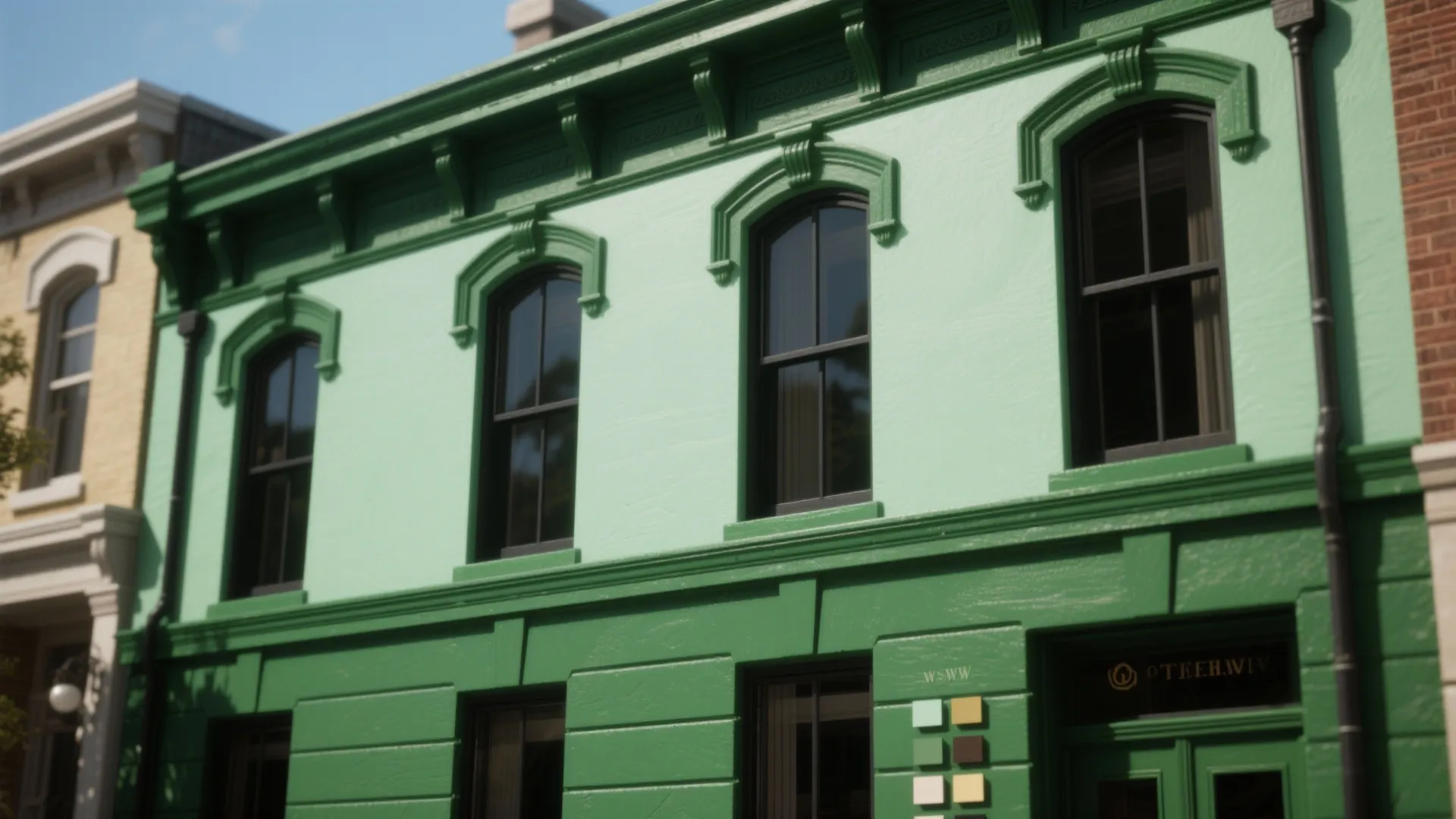 4. Two-Tone Green: Base + Accent