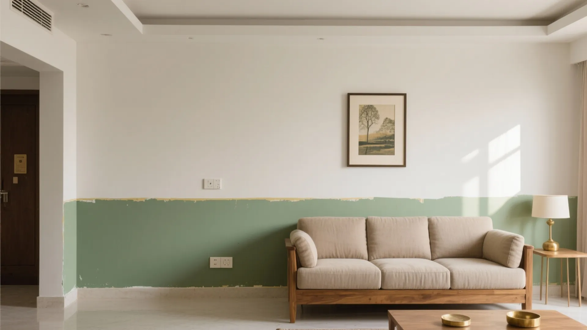 Two-Tone Walls: Midline Balance for Height Illusion