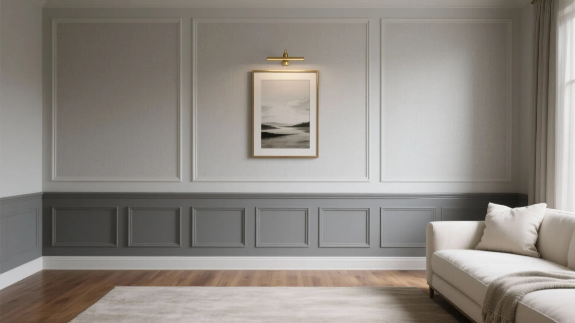 Two-Tone Grey and Paneling Effects