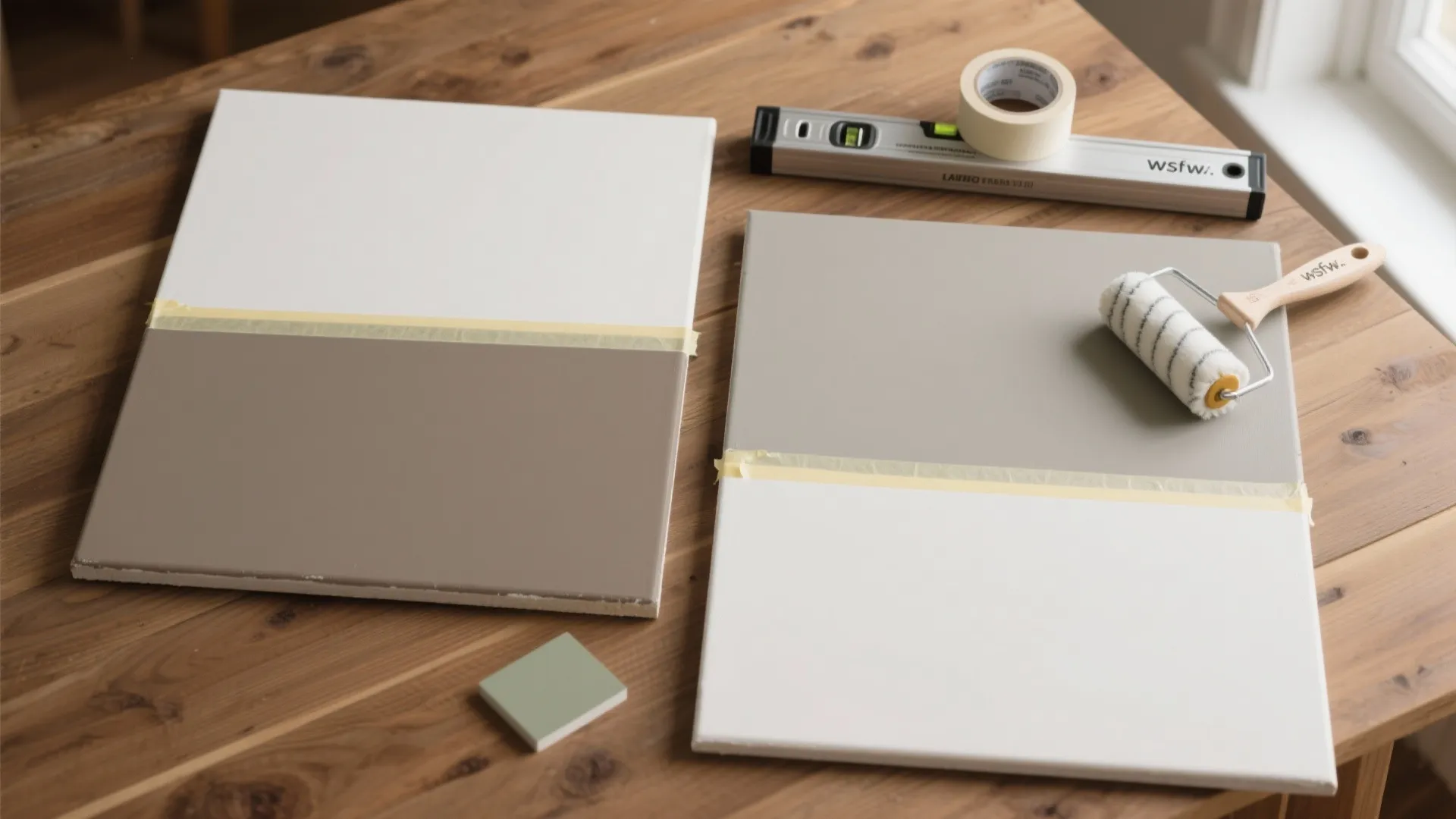 High-Contrast Two-Tone Walls (Done Light & Right)