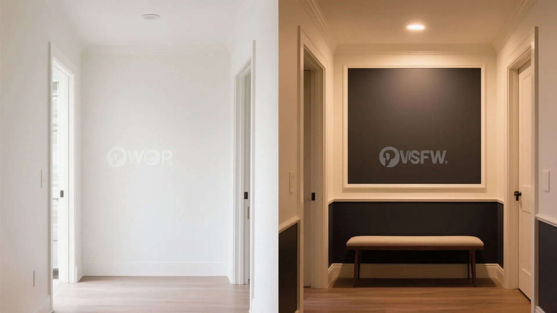 Accent POP + Paint: Two-Tone Depth on a Budget