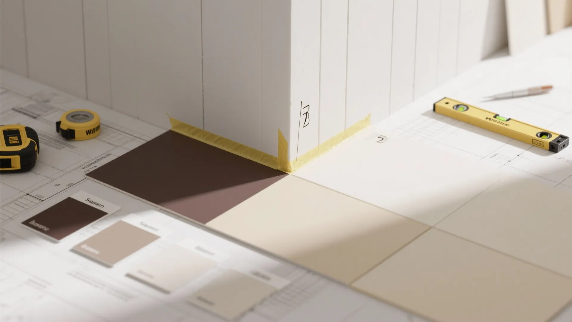 Two-Tone Walls with Chair Rail or Color Blocking