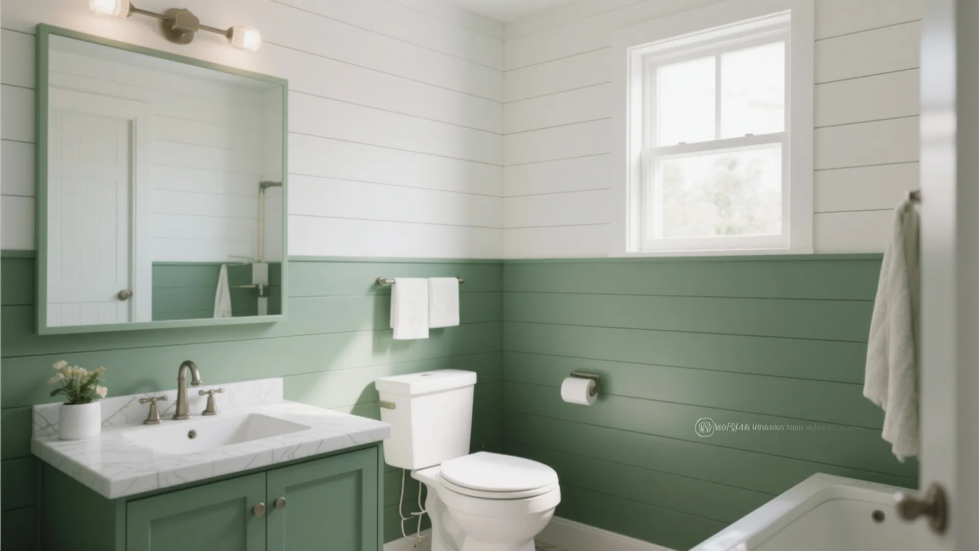 10. Two-Tone Shiplap