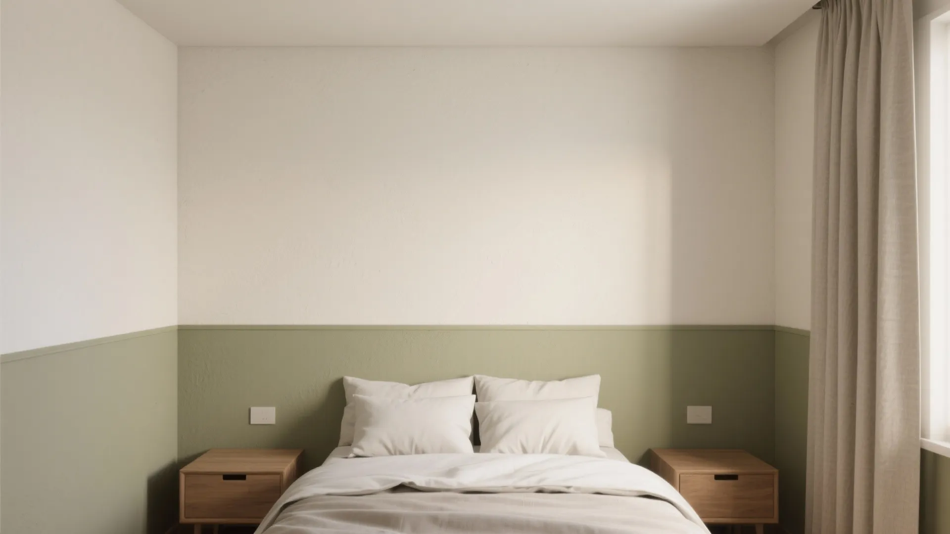 Two-Tone Split Walls to Stretch Height