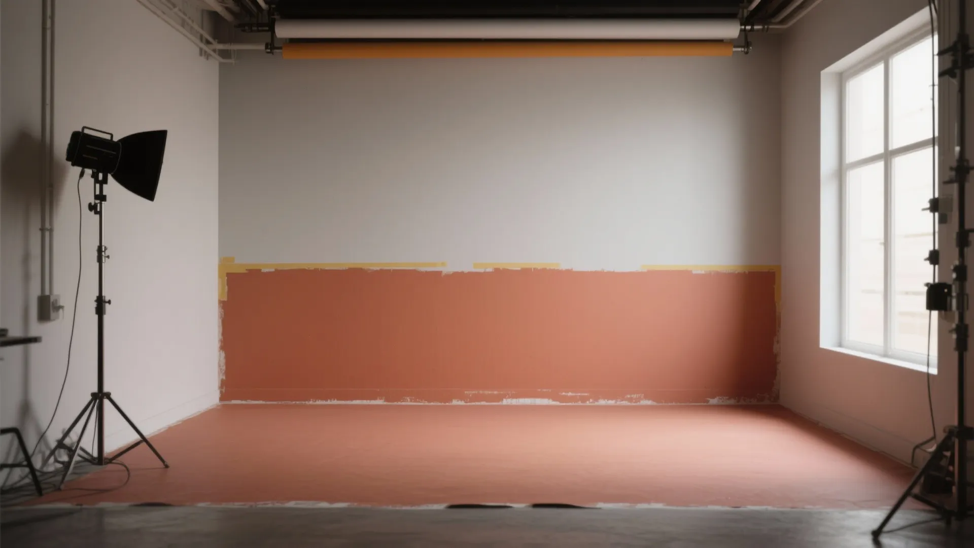 4. High-Contrast Two-Tone Walls