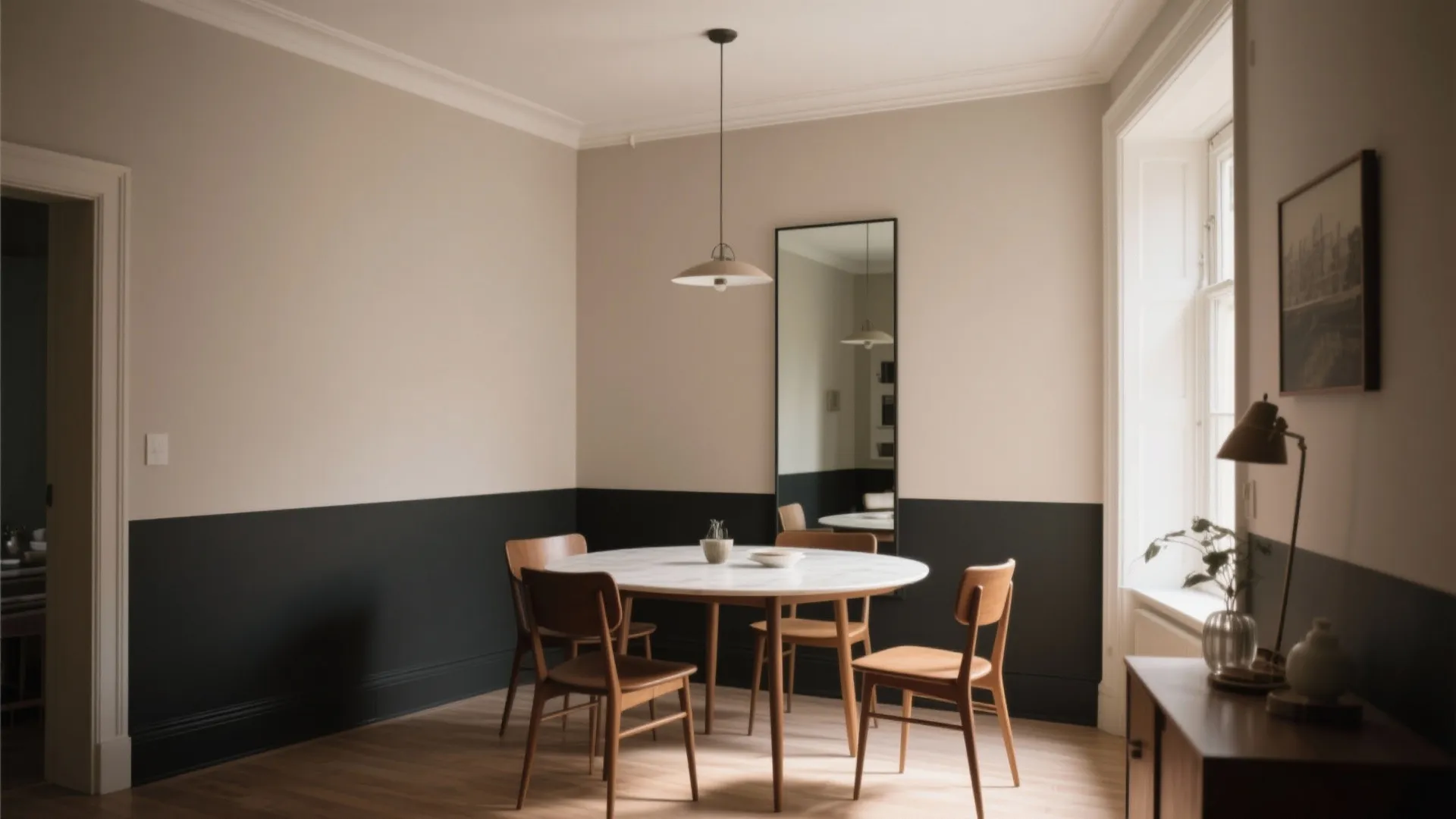 2. Two-tone horizontal split