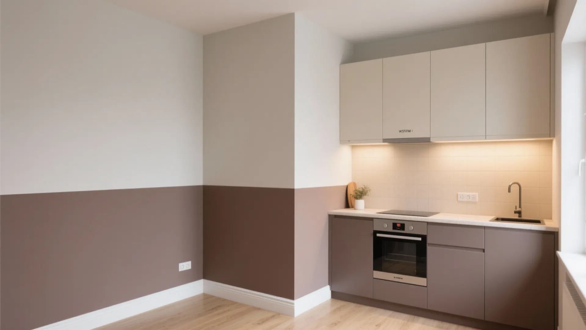 Two-Tone Walls, One Smart Budget