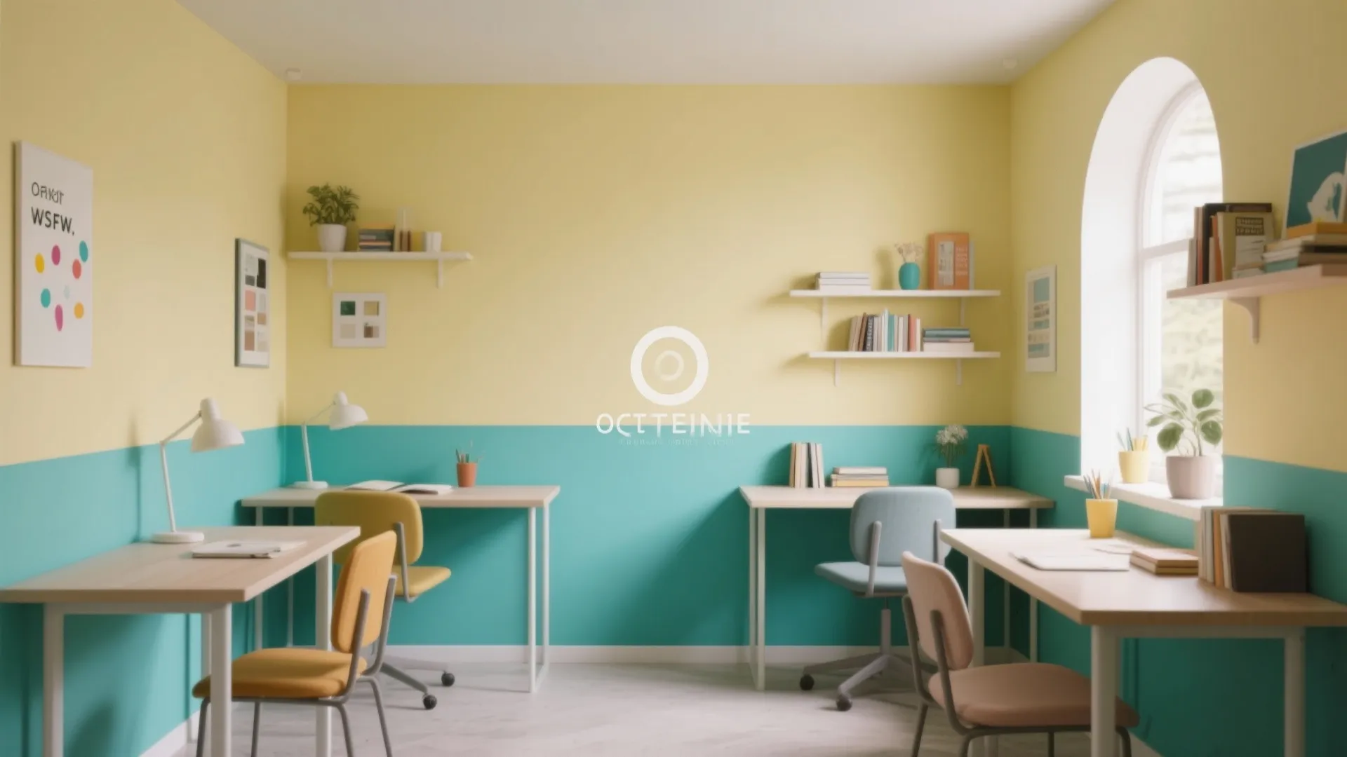 7. Two-Tone Horizontal Split