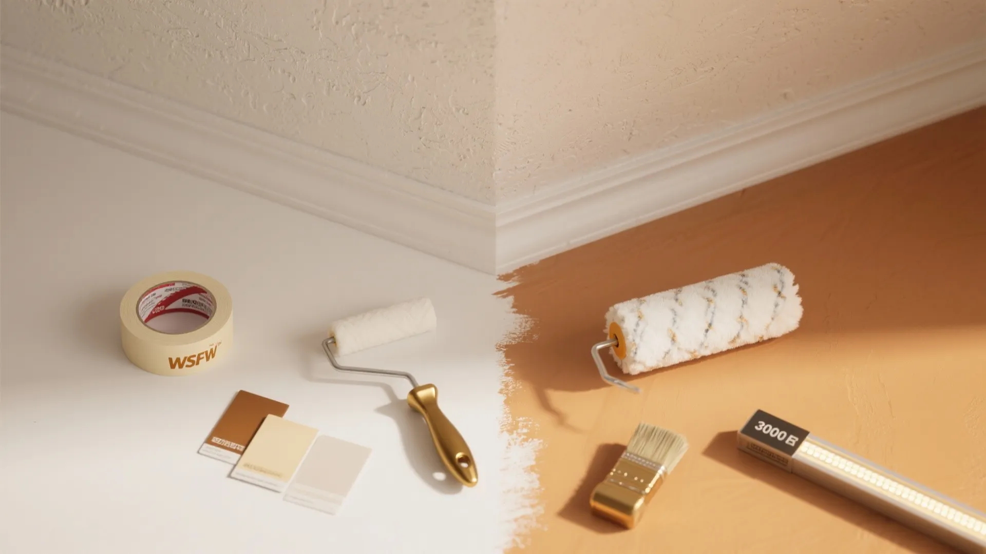 Two-Tone POP Ceiling with Warm Accents