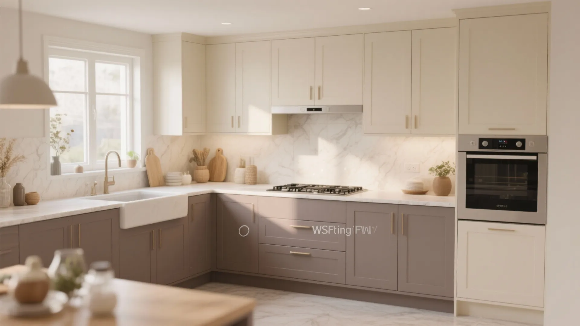 6. Try Two-Tone Cabinets